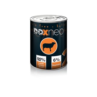 Doxneo Nassfutter Getreidefrei- Lamm und Pute 10x 400g +2 Gratis